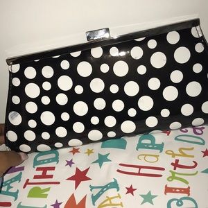 Never used polka dot purse
